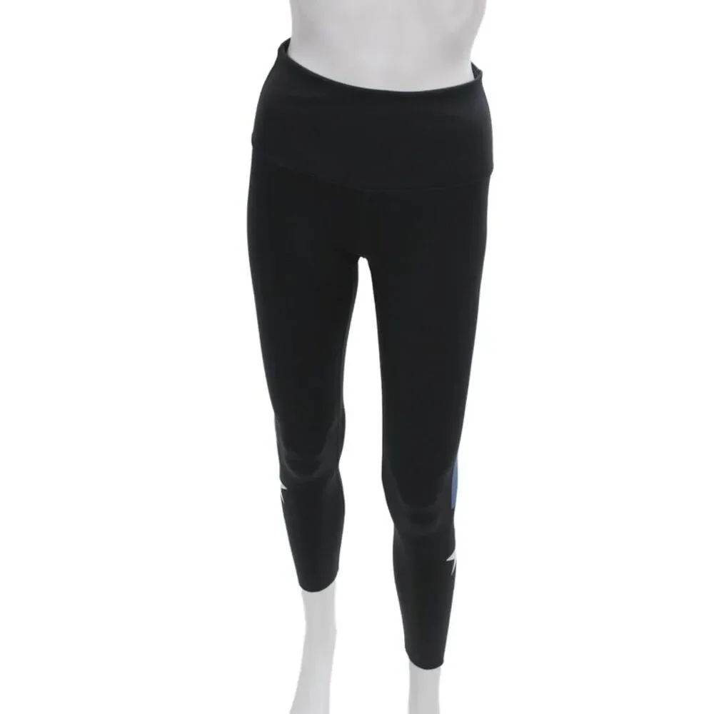 Noli Women Ankle Leggings Black Striped Star Size S